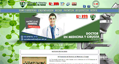 Desktop Screenshot of medicina.uam.ac.pa