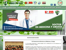 Tablet Screenshot of medicina.uam.ac.pa